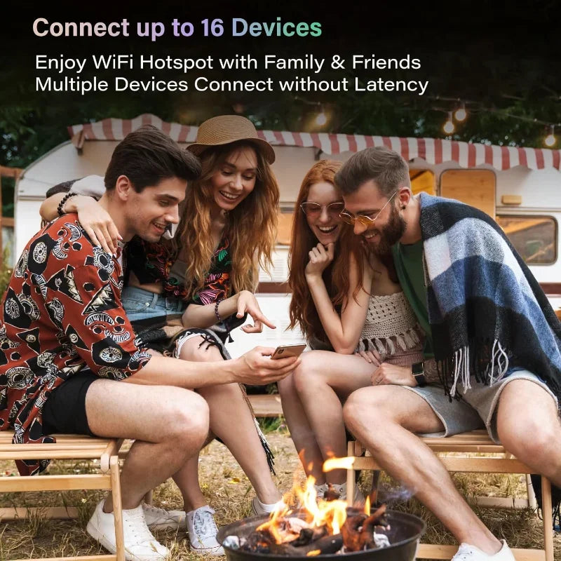 home.Air 5G Hotspot with 50GB US/CA/MX Data 90Days, Portable WiFi Hotspot for Travel, Ultra High Speed Mobile Hotspot