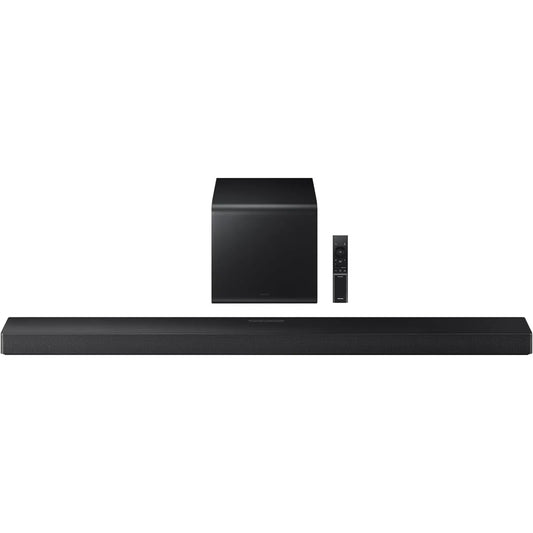 Samsung Q-Series 3.1.2ch Dolby Atmos Soundbar with Wireless Subwoofer, Q-Symphony, Black