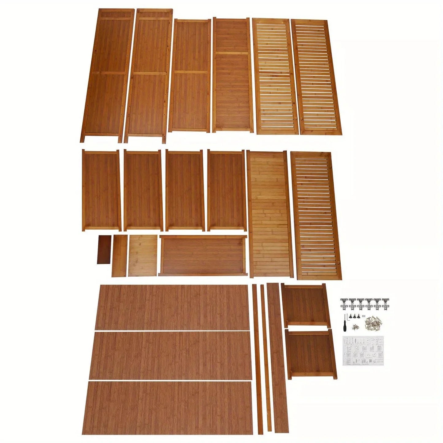 38x12x45" Wood Shoe Cabinet Organizer | 7-Tier, 3-Door Entryway Storage | Large Capacity | Fits Seasonal Decor