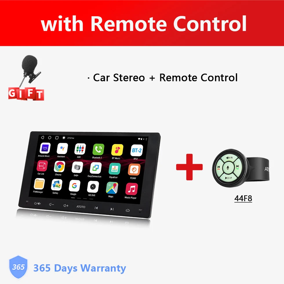 9" inch Double 2 Din Android Car Radio 2Din Stereo Wireless Apple CarPlay Android Auto Screen Car Multimedia Player Atotozone