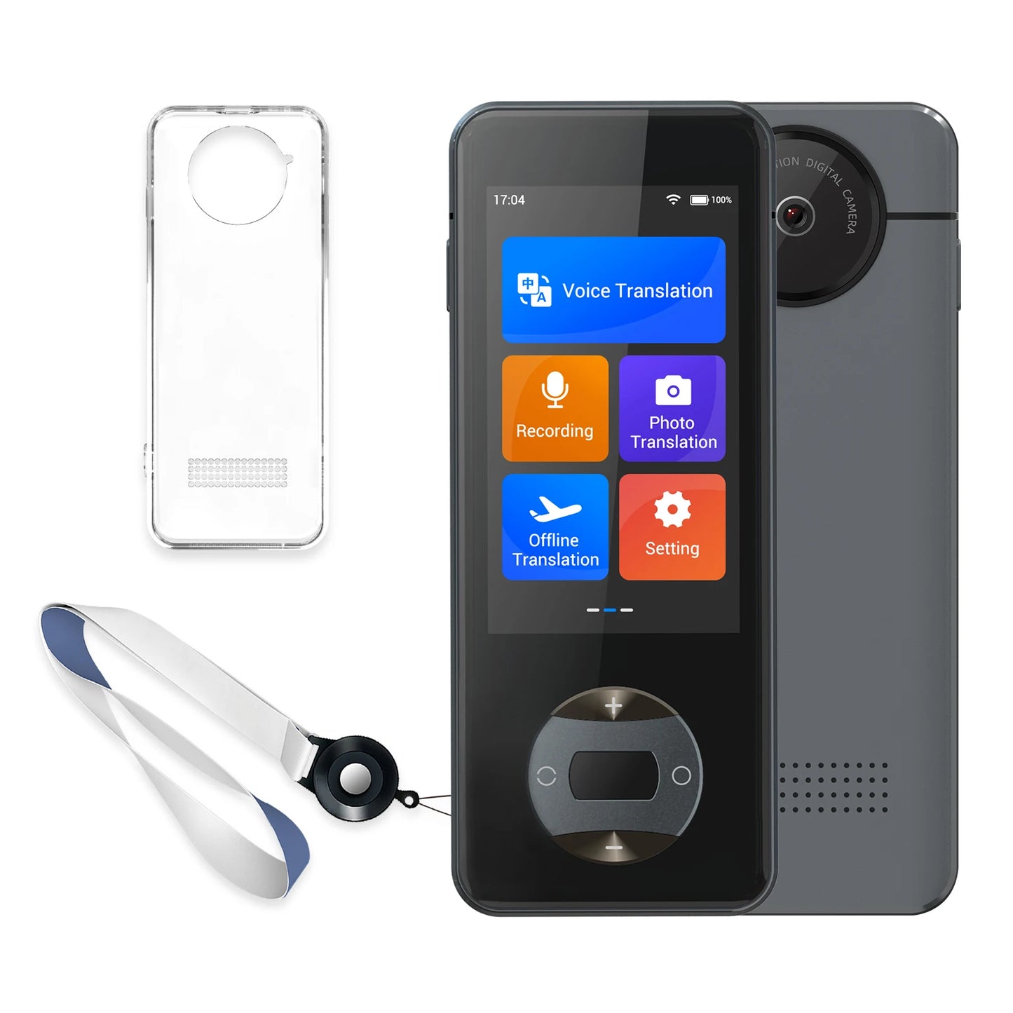 Wooask-W10 Smart Translator-144 Languages Voice Translation Device, Two-way Instant ,No WiFi for 16 Offline Languages,for Travel