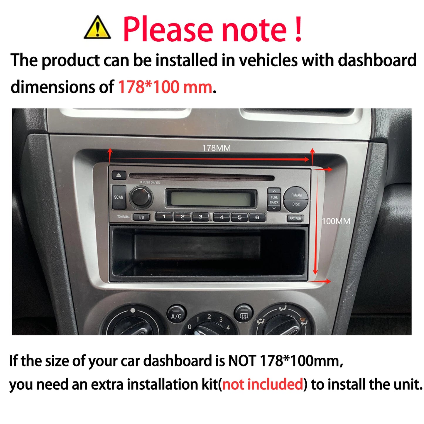 ESSGOO 9Inch 2 DIN Car Stereo Radio Wirless Carplay Android Auto Car Stereo Bluetooth 64G GPS Navigation RDS WiFi USB FM DAB+CAM