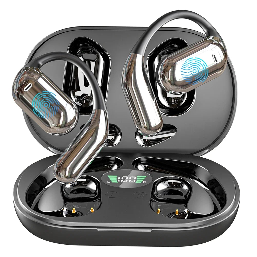 144 Languages AI Translator Earbuds Noise Cancelling Bluetooth Translation Headset Instant Translator Smart Voice Real Time