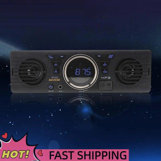 Car Radio MP3 Audio Player 2.4 Inch Display MP3 Player Car FM Radio Support for TF MINI USB AUX Interface Bluetooth-compatible