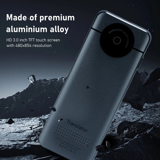 Language Translation Device Real Time 74 Languages Support 1GB  8GB ROM Language Translator with Mic and Speaker for Travel