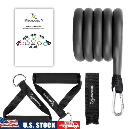 Single Stackable Resistance Bands Door Anchor Exercise Guide Adjustable Bands Home Workouts Full Body Fitness 5-50 lb Resistance
