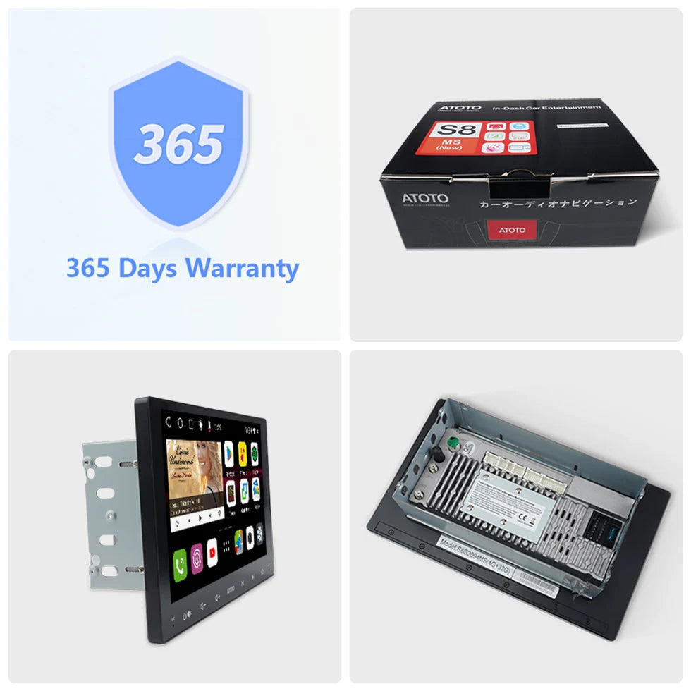 9" inch Double 2 Din Android Car Radio 2Din Stereo Wireless Apple CarPlay Android Auto Screen Car Multimedia Player Atotozone