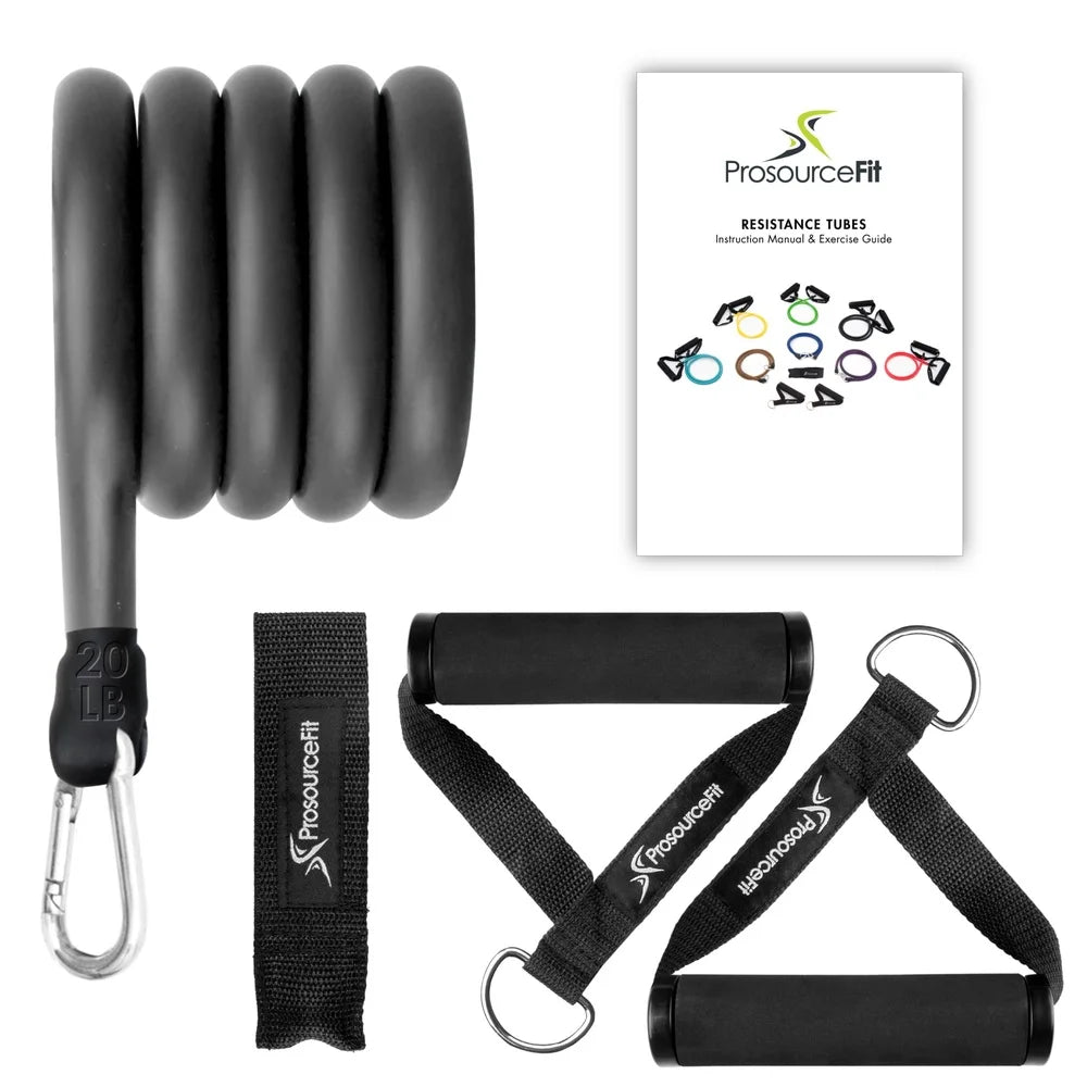 Single Stackable Resistance Bands Door Anchor Exercise Guide Adjustable Bands Home Workouts Full Body Fitness 5-50 lb Resistance